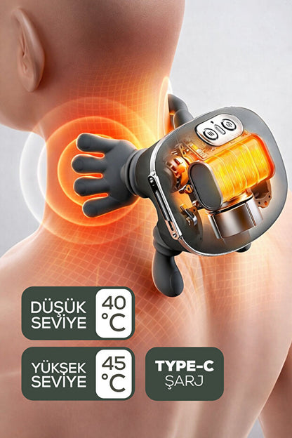 Massivo™ Akıllı Isıtmalı Masaj Aleti | Boyun, Omuz & Sırt Rahatlatıcı